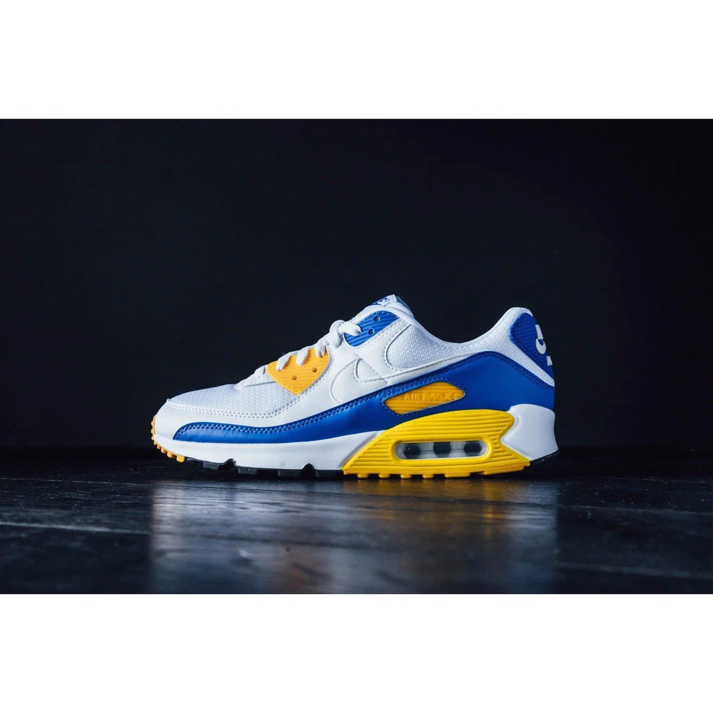 Giày AIR MAX 90  - CT4352101 - YELLOW BLUE - Chính Hãng - KH