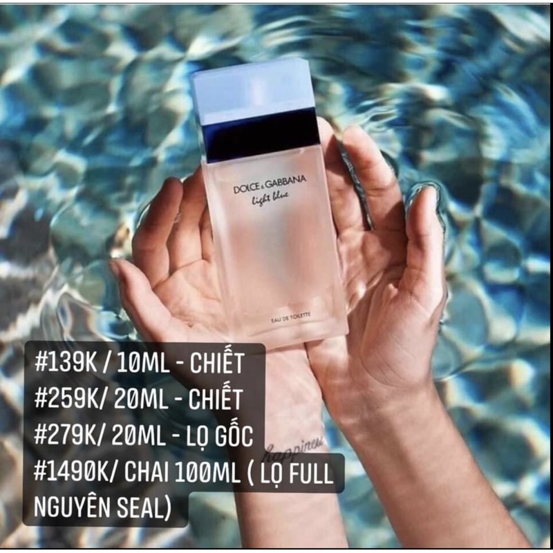 Nước hoa Light Blue hũ chiết | BigBuy360 - bigbuy360.vn