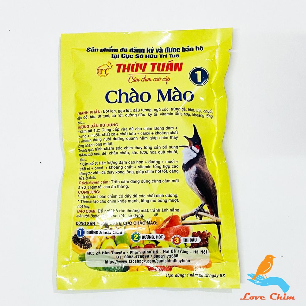 Cám chim, Cám chim chào mào Thúy Tuấn gói 200g