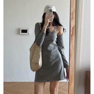 Bộ váy dây Audrey 6042