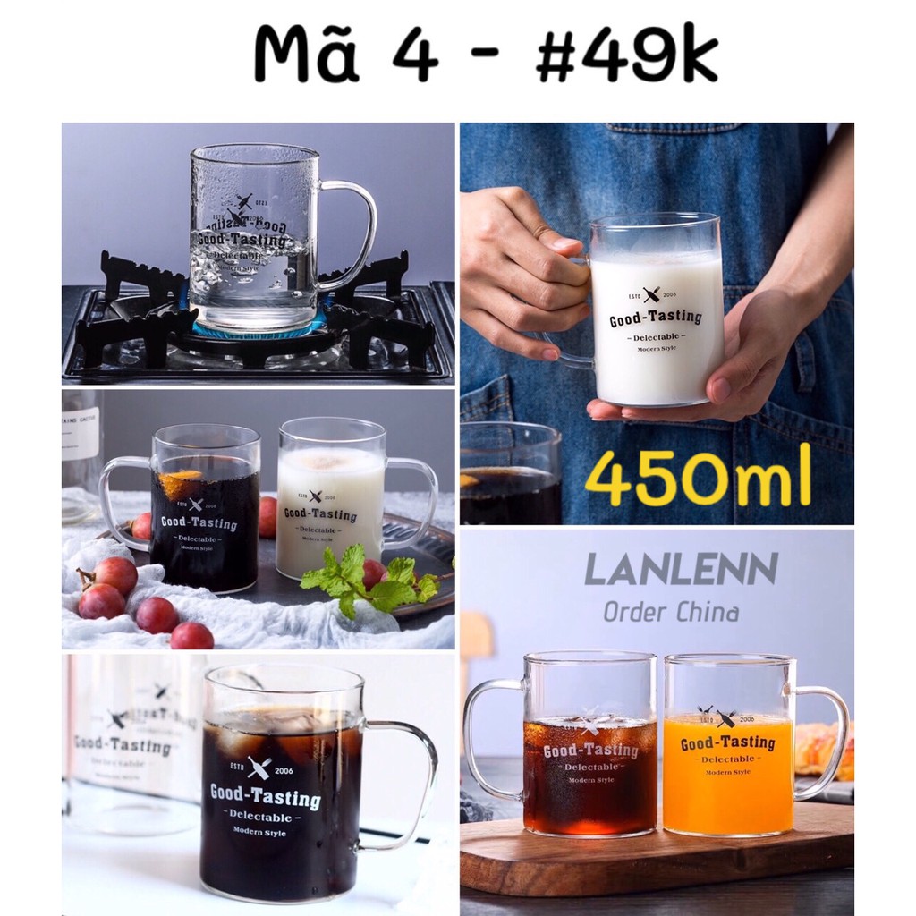 Cốc thuỷ tinh chịu nhiệt (kèm video thật) | BigBuy360 - bigbuy360.vn