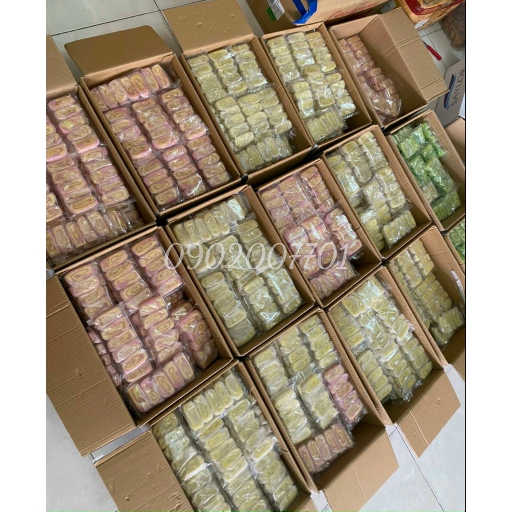 Bánh dẻo tam sắc đượm vị tình thân - bánh kẹo tết - mứt tết