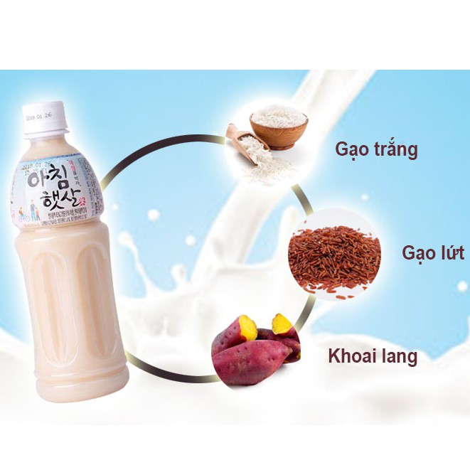 Nước gạo rang Woongjin Morning Rice Hàn Quốc 500ml