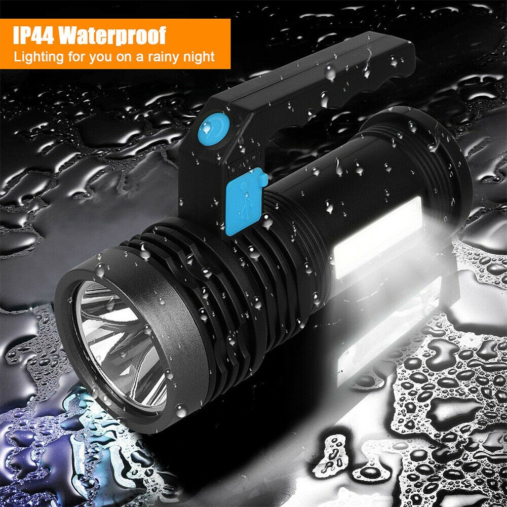 Đèn Pin Có Tay Cầm Sạc Điện Tiện Lợi Siêu Sáng