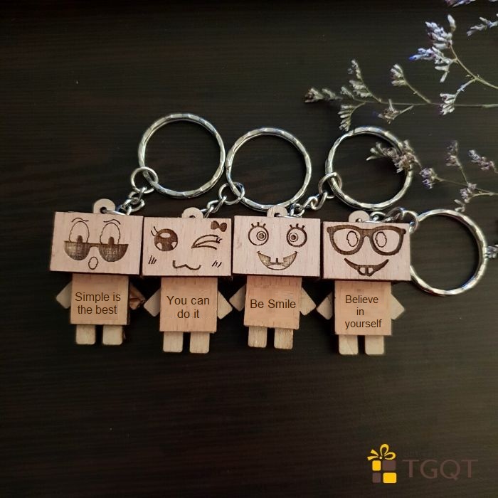 Móc Khóa Chipi Khắc Chữ Theo Yêu Cầu - Quà Tặng Cực Cute