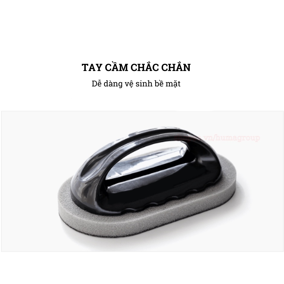 Bàn Chải Bọt Biển Chống Xước Cọ Rửa Đa Năng Có Tay Cầm Tiện Lợi – Bàn Chải Cọ Xoong Nồi