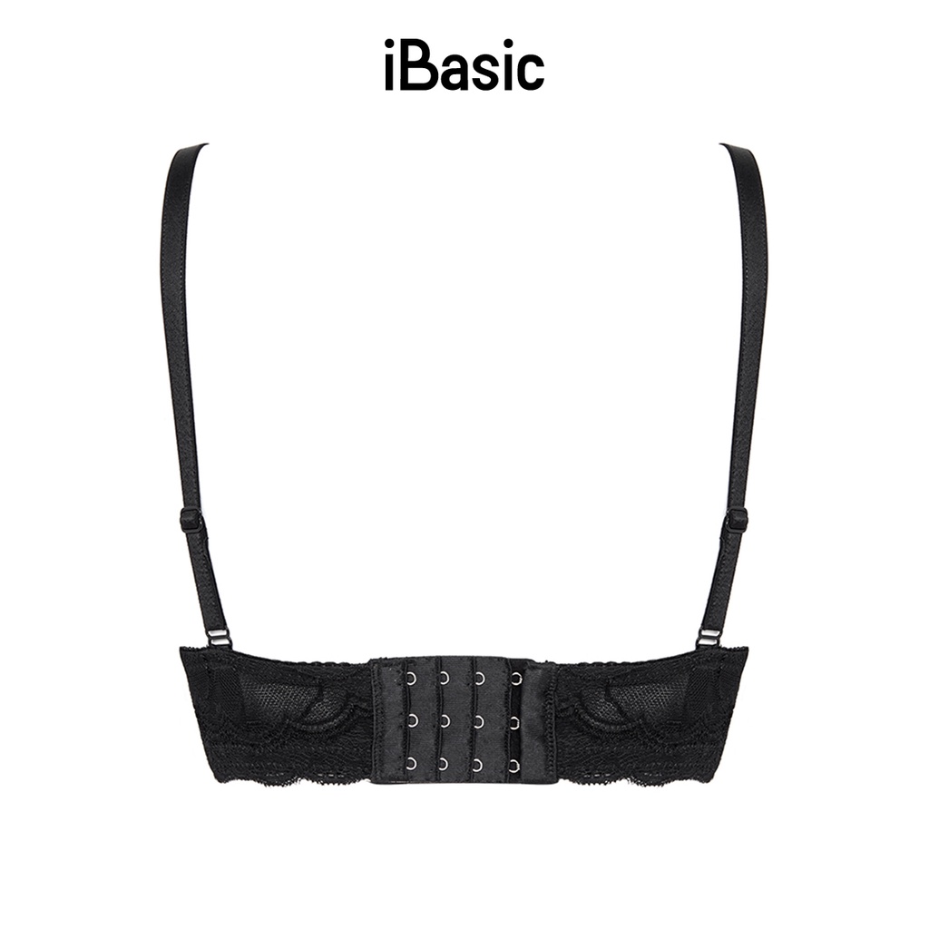 Áo ngực không gọng mút vừa ren phối dây Tshirt iBasic BRAW084