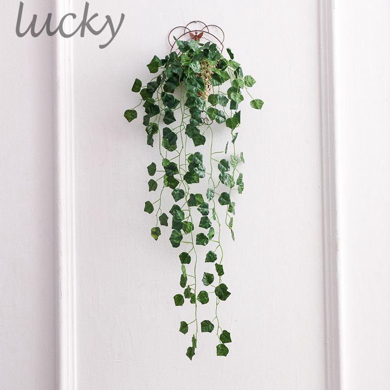 Cây nhựa giả 9 cành 90cm treo tường trang trí