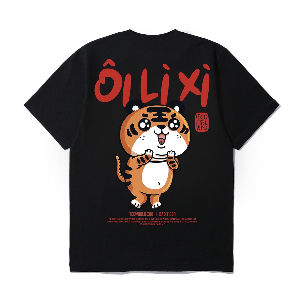 Áo thun Teeworld Ôi Lì Xì T-shirt Nam Nữ Form Rộng Unisex | BigBuy360 - bigbuy360.vn