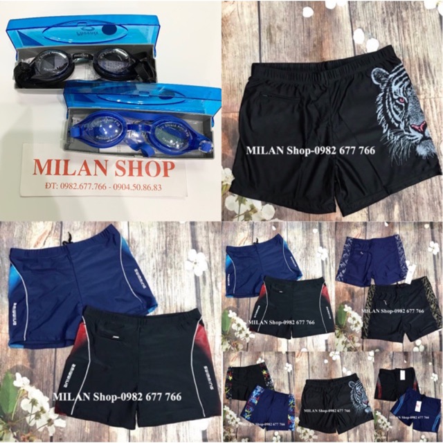 Quần bơi nam có lót chất đẹp có big size