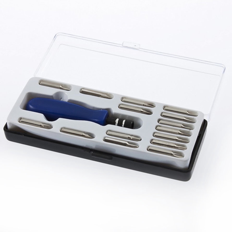 Bộ 15 Tua Vít Torx T5 T6 T8 T10 T15 Bit Ph0 Ph1 Ph2
