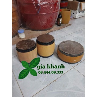 Trống cúng,trống hát chầu văn khung liền
