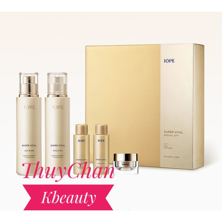 MS34 (#IOPE) Set dưỡng da cao cấp IOPE Super Vital Special Gift