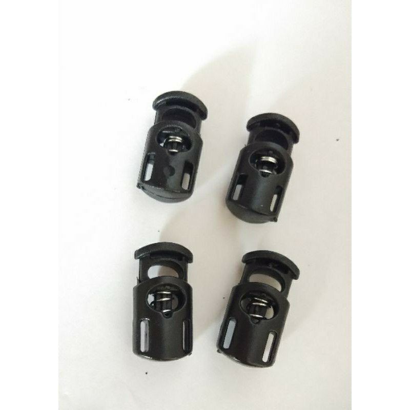 Gói 200 cái chốt chặn dây rút, chốt tăng đưa dây, chặn rút dây nón, dây balo