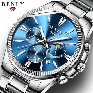 Đồng hồ nam benly 9909 anh quốc - lịch mặt trăng đẳng cấp