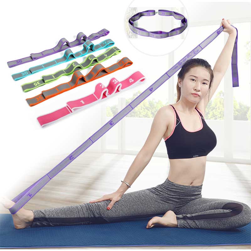 Dây Co Giãn Tập Yoga 9 Ngăn Tiện Lợi