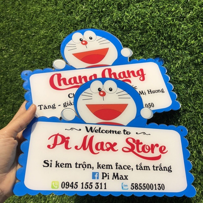 Bảng hiệu Đoremon xinh xắn