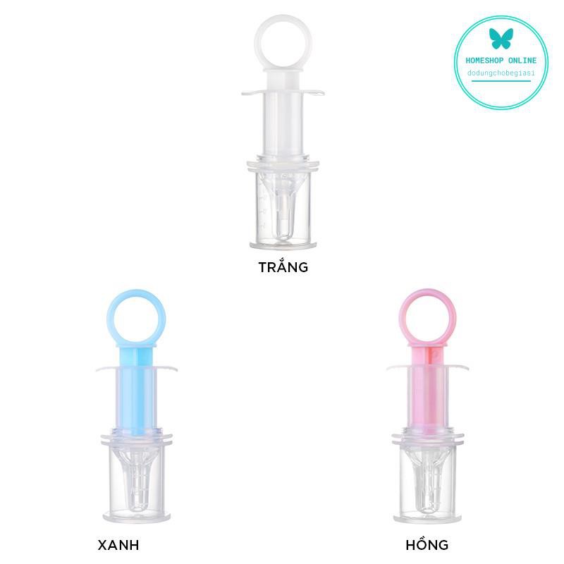 Ống bón thuốc ống hút sữa dạng xilanh cho bé không chịu bú bình an toàn chống sặc