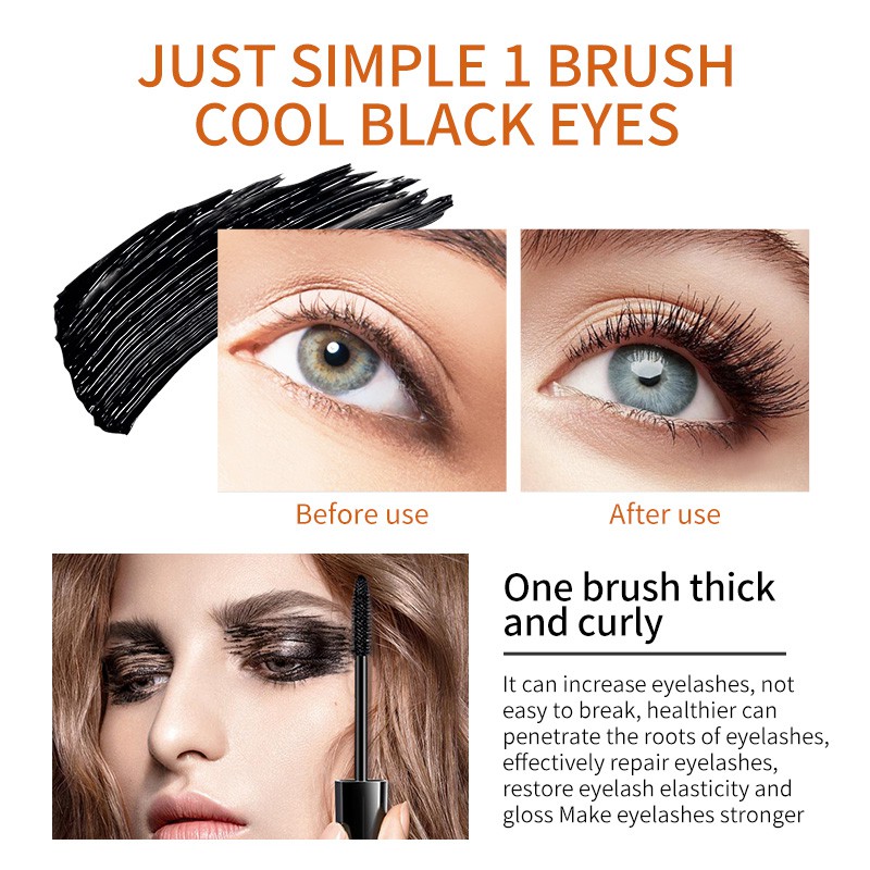 Mascara MIXDAIR M0061 Chuốt Dài Mi Màu Đen 8ml | BigBuy360 - bigbuy360.vn