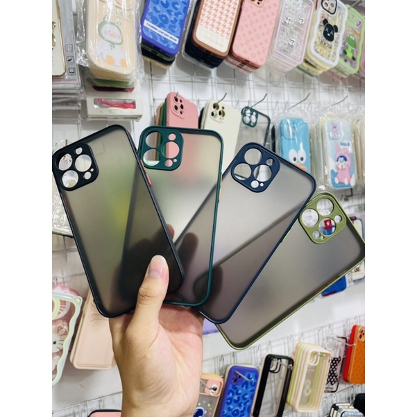 Ốp lưng nhám viền màu chống va đập samsung A51, a52, a53, a72, a73, a750, a33, a23, a22 4g