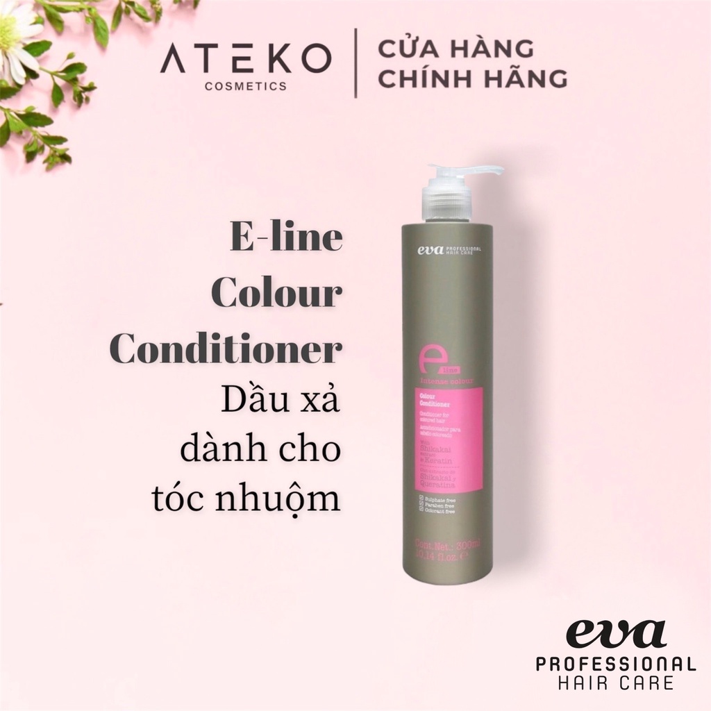 Dầu Xả Dành Cho Tóc Nhuộm E-line Colour Conditioner - Eva Professional Tây Ban Nha