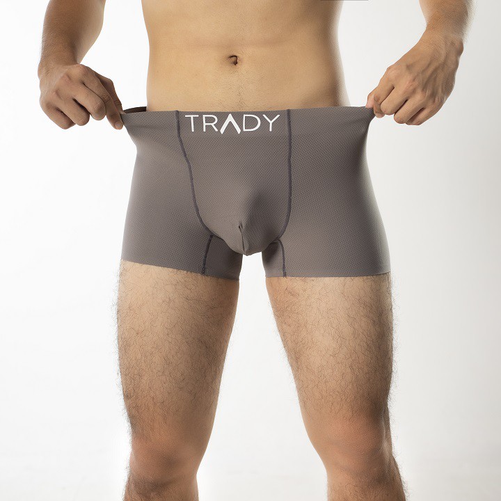 Quần lót Boxer nam TRADY chất liệu Cotton, Bamboo mềm mại, thoáng khí, kháng khuẩn