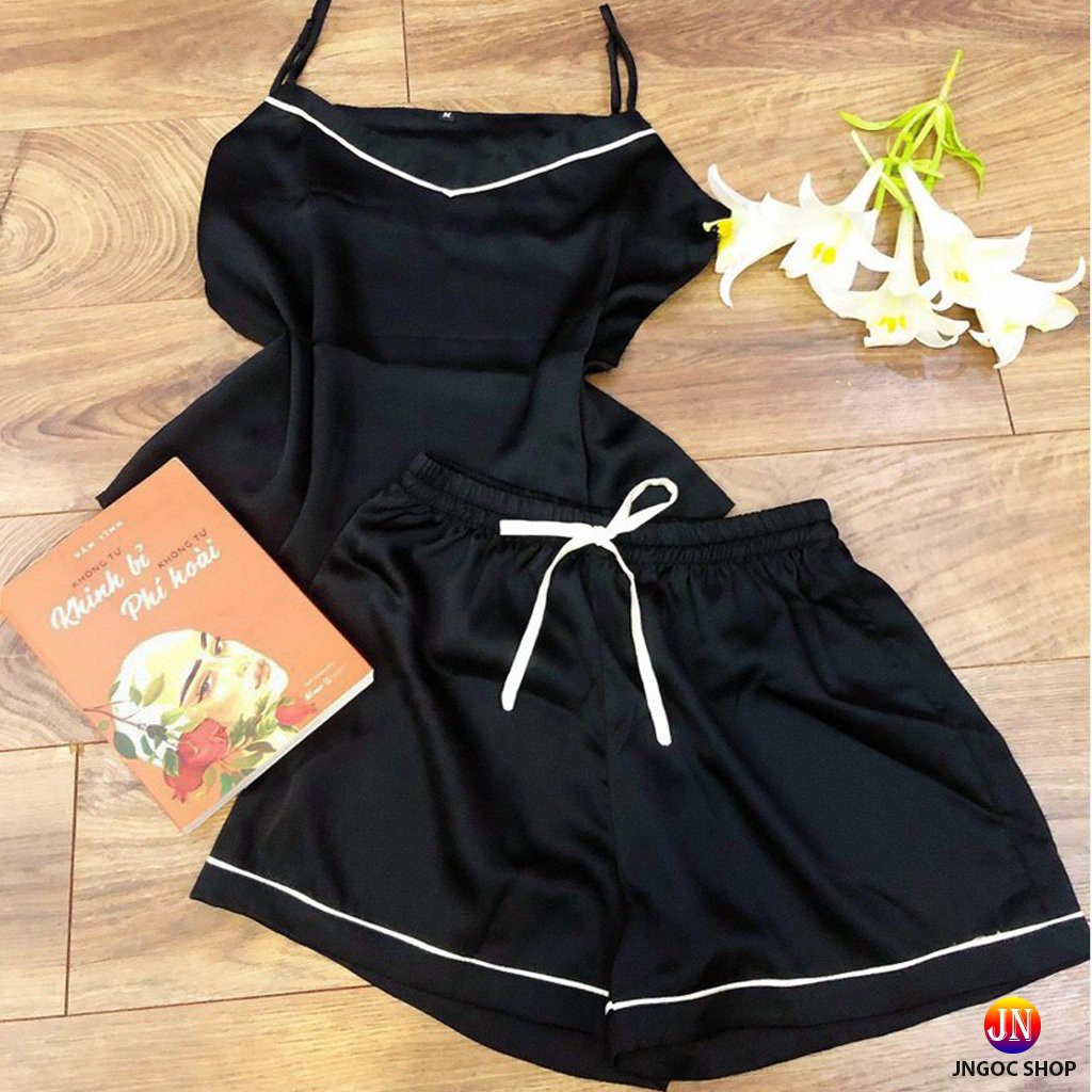 *QUÀ TẶNG DÂY BUỘC TÓC* Đồ ngủ sexy nữ áo 2 dây cao cấp, Bộ ngủ lụa mặc nhà siêu mát | BigBuy360 - bigbuy360.vn