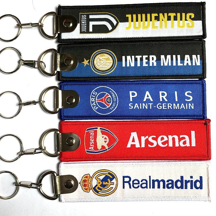 Móc khóa vải các câu lạc bộ bóng đá Mu Chelsea Liverpool Juventus ... đẹp và chi tiết