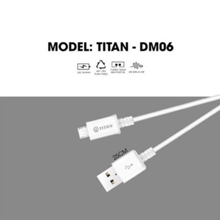 CÁP SẠC MICRO USB TITAN DM06