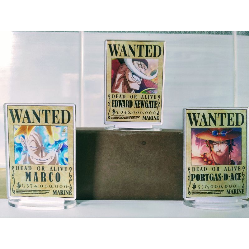 Thẻ Mica - ONEPIECE - Băng Hải Tặc Râu Trắng