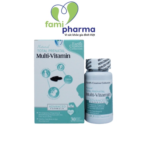 Viên Uống Bổ Bầu Total Prenatal Multi Vitamin
