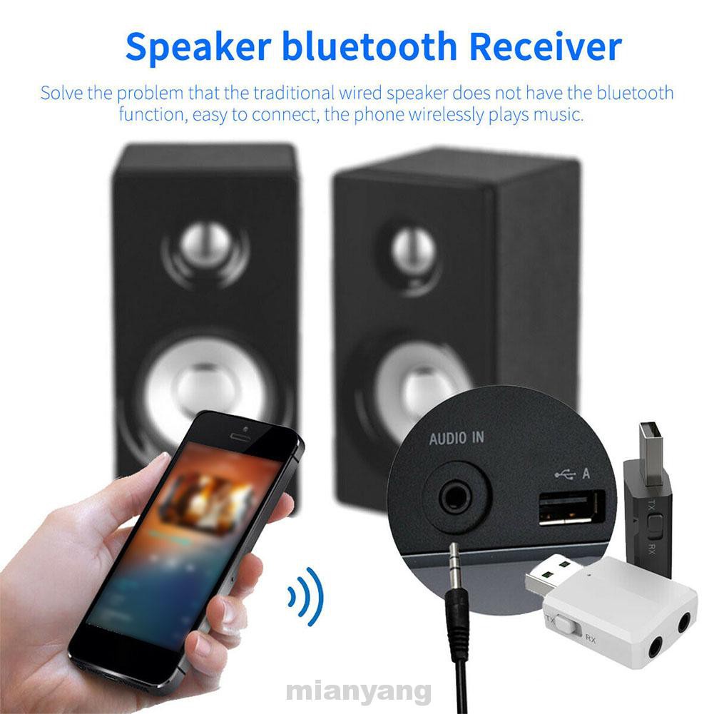 Bộ Chuyển Đổi Âm Thanh Bluetooth Không Dây Đa Năng Cho Xe Hơi