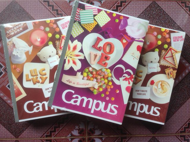 Combo 5 quyển campus Gift 120 trang