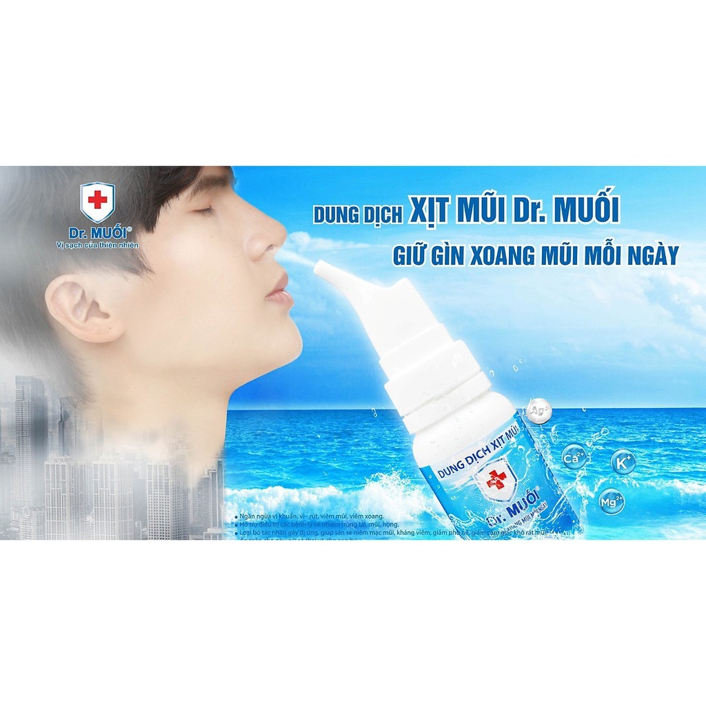 Dung dịch xịt mũi Dr. Muối chai 100ml | BigBuy360 - bigbuy360.vn