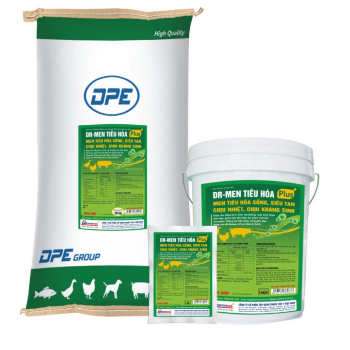 1kg Men tiêu hóa sống, siêu tan, chịu nhiệt, chịu khá.ng si,nh Plus