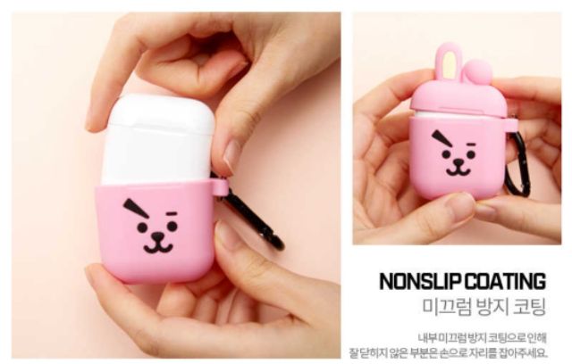 (CÓ SẴN COOKY) Case airpods BT21 (HÀNG OFFICIAL)