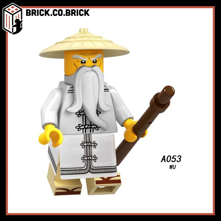 Lego Ninja Phantom Đồ Chơi Lắp Ráp Minifigure Và Non Lego Nhân Vật Hồ Ly Samurai Akita Zane Nya Kai Jay A049-A056