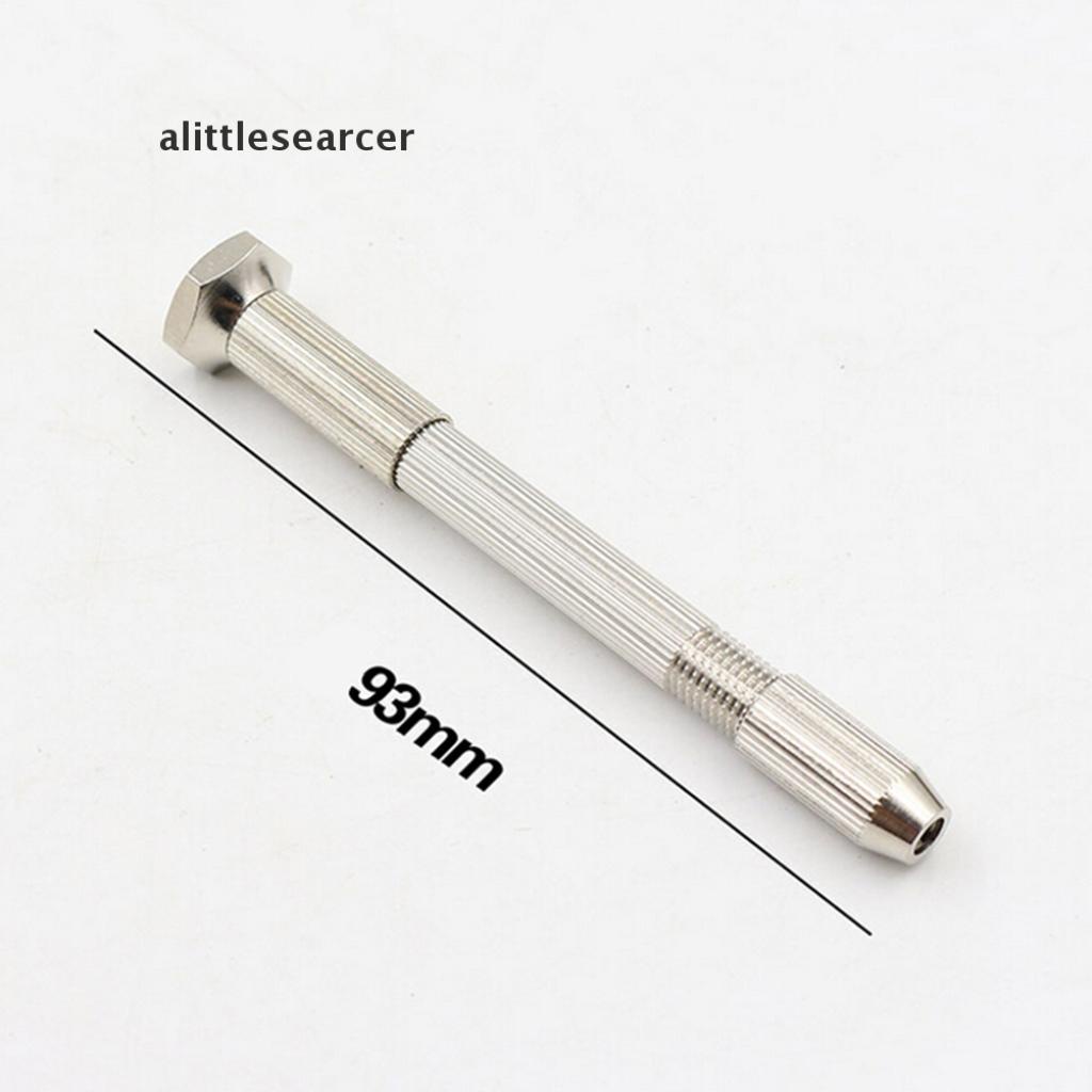 Máy Khoan Cầm Tay Mini Bằng Nhôm + 10 Mũi Khoan Xoắn Ốc Chuyên Dụng Làm Đồ Gỗ