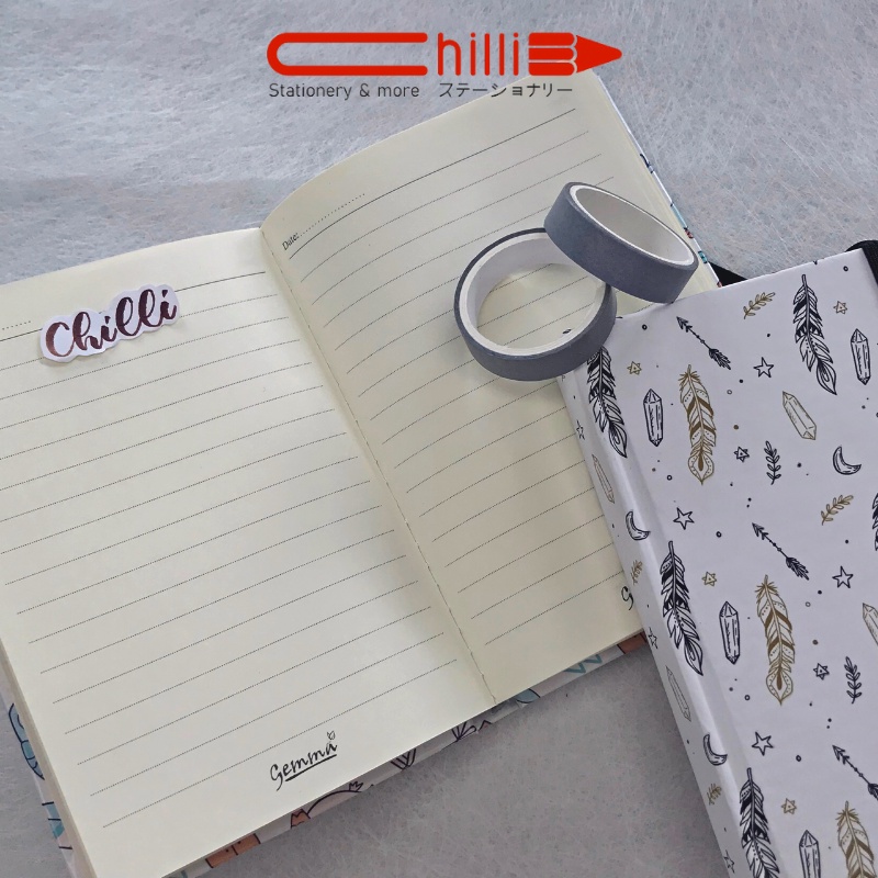 Sổ Bìa Cứng GEMMA Size 10.14 200 Trang Họa Tiết