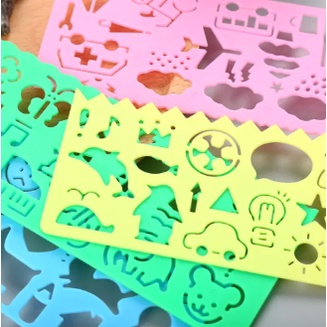 Thước Kẻ Vẽ Hình Độc Đáo Cho Bé - Thước Kẻ Vẽ Hình Siêu Nhanh