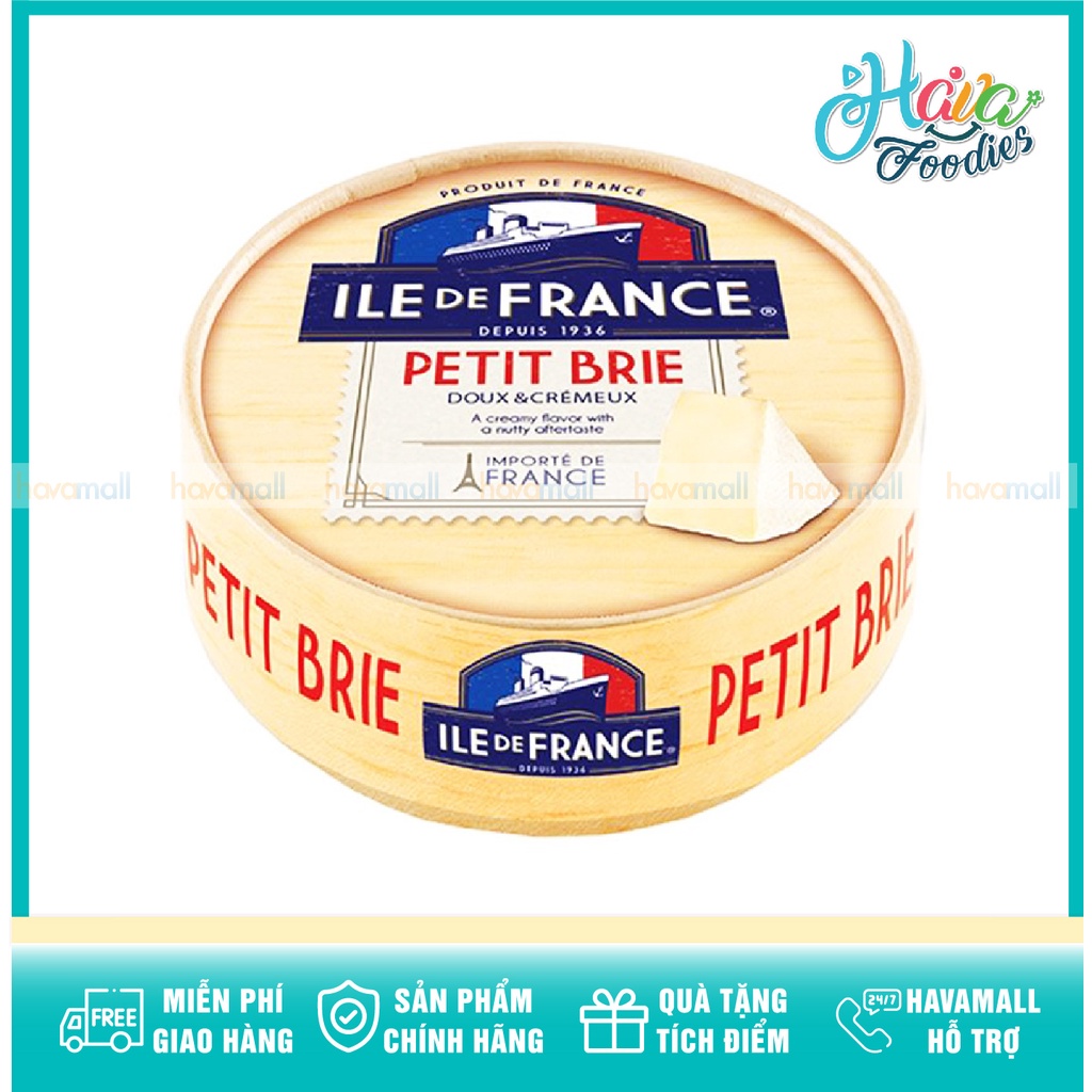 Phô Mai Ile De France Petit Brie Hộp 125gr