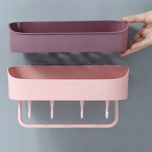 Kệ Nhà Bếp Đựng Gia Vị Kệ Nhà tắm Đựng Mỹ Phẩm Dán Tường Cao Cấp Loại Xịn H240