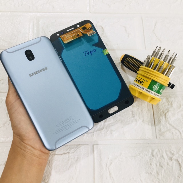 Combo Bộ Vỏ Sườn + Màn Hình Samsung J7 Pro Zin Hàng Cao Cấp (Tặng bộ vít)