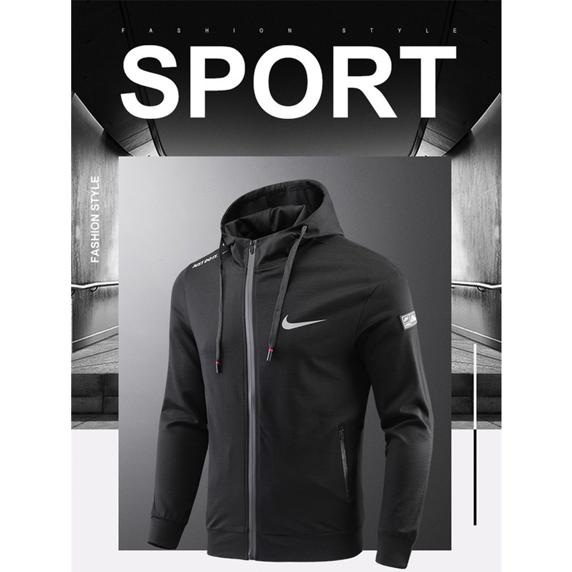 Áo khoác thể thao Nike có mũ trùm thời trang cá tính năng động dành cho nữ