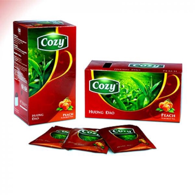 Giá sỉ- trà đào cozy túi lọc 25 gói x 2g ( 50 gram)