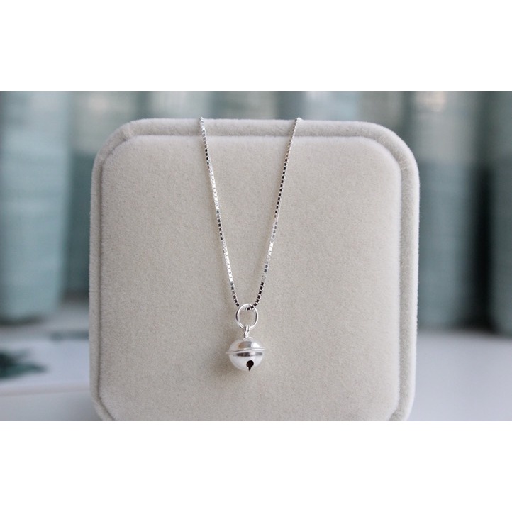 Chuông bạc ta 925 cao cấp 6mm, 8mm, 10mm GẤU SILVER - G0050