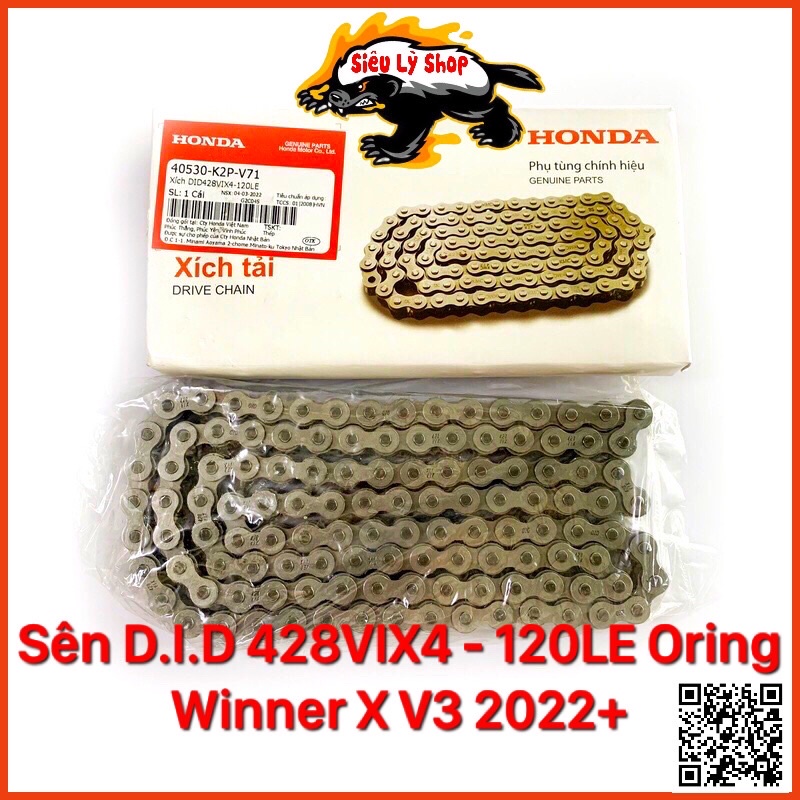 Sên (Xích) D.I.D428VIX4 - 120LE Oring