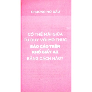 Sách-Tư duy theo khổ giấy A3