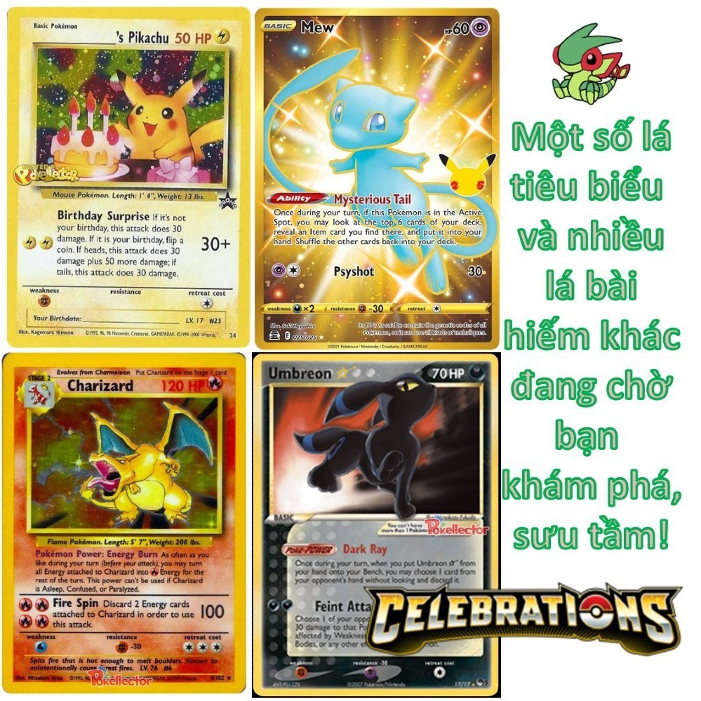 [Có Album] Hộp bài Pokemon tcg Dragapult Prime Celebrations Collection 25th Anniversary Kỉ niệm 25 năm Celebration