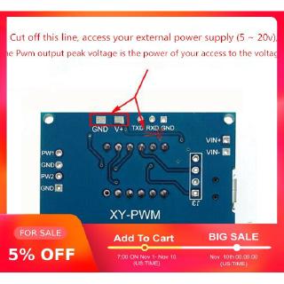 Module điều khiển tốc độ động cơ Dc 2ch 12v 24v